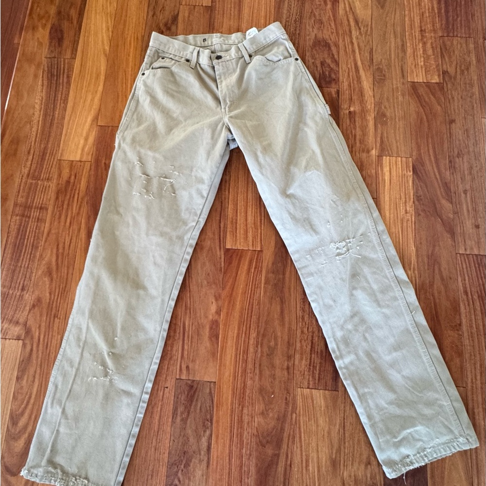 Dickies Khaki distressed Cargo